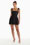 Amanda Uprichard Bethany Skort Romper In Black