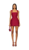 Amanda Uprichard Bethany Skort Romper In Durham Tweed In Durham Tweed