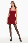 Amanda Uprichard Bethany Skort Romper In Durham Tweed In Durham Tweed