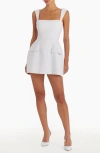 Amanda Uprichard Bethany Skort Romper In Ivory