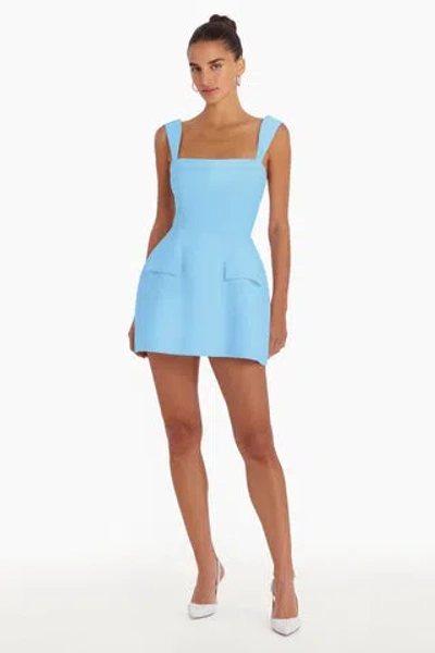 Amanda Uprichard Bethany Skort Romper In Pacific