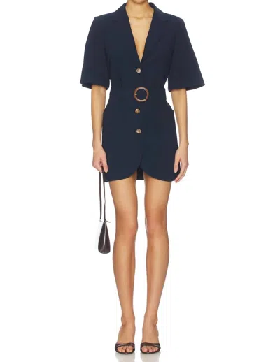 Amanda Uprichard Blake Dress In Blue