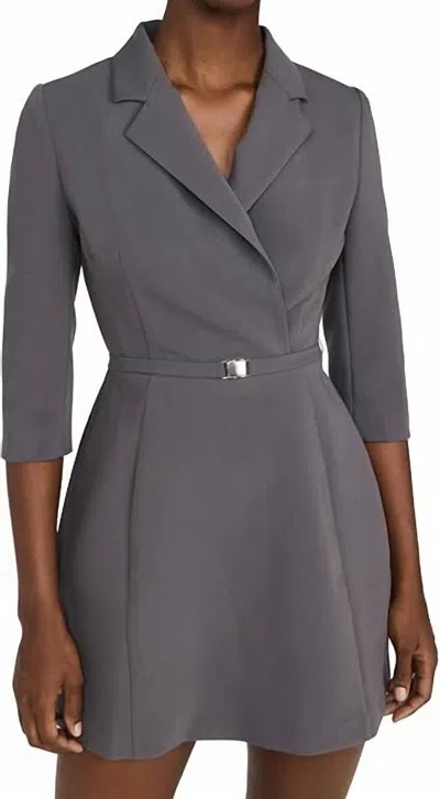 AMANDA UPRICHARD BLAZER DRESS IN GREY