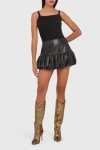 Amanda Uprichard Bonaire Skirt In Black In Black