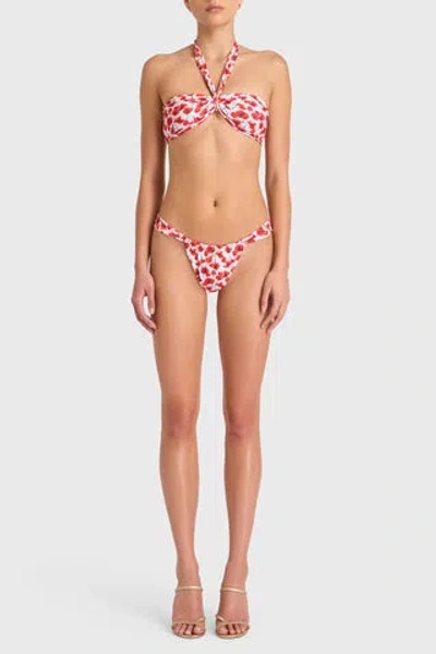 Amanda Uprichard Bora Bora Bikini Bottom In Poppy Field