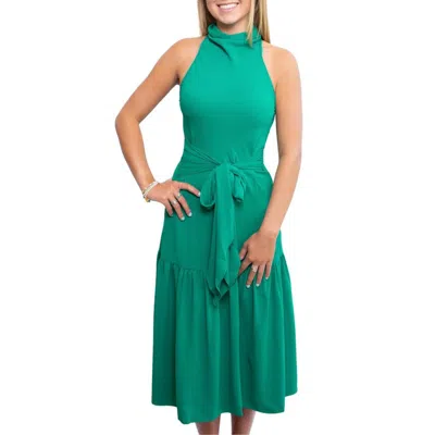 Amanda Uprichard Bowden Dress In Dark Green
