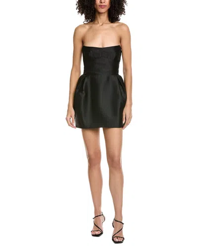 Amanda Uprichard Bowery Mini Dress In Black