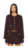 Amanda Uprichard Braswell Jacket In Purple