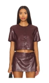 Amanda Uprichard Braswell Top In Russet