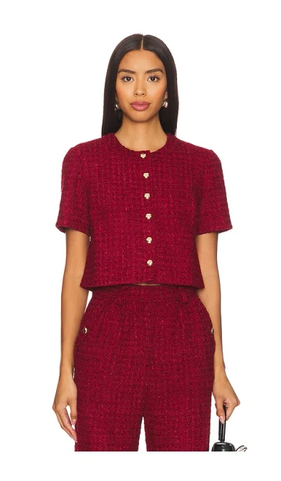 Amanda Uprichard Braswell Top In Wine