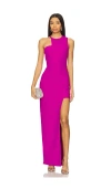 Amanda Uprichard Briggs Maxi Dress In Fuchsia