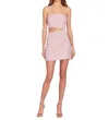 Amanda Uprichard Brinley Mini Dress In Lavender In Multi