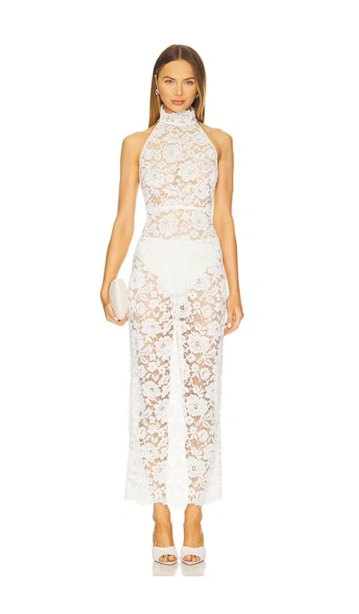 Amanda Uprichard Brynley Maxi Dress In White