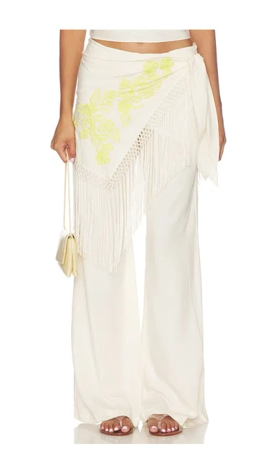 Amanda Uprichard Calandra Pants In White