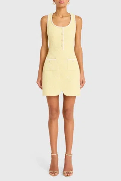 Amanda Uprichard Caligari Dress In Yellow