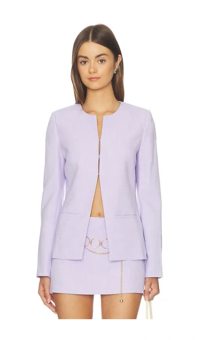 Amanda Uprichard Capria Top In Purple