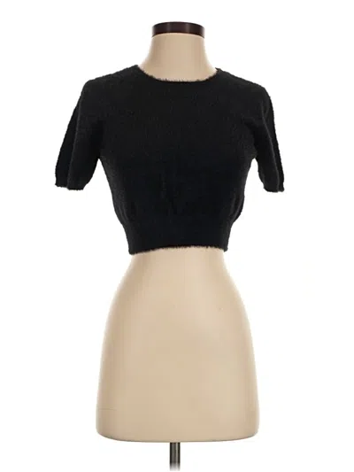 Pre-owned Amanda Uprichard Cardigan Sweater In Black