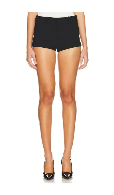 Amanda Uprichard Caresse Shorts In 黑色