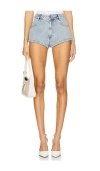 Amanda Uprichard Caresse Shorts In Destiny Wash