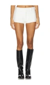 Amanda Uprichard Caresse Shorts In White