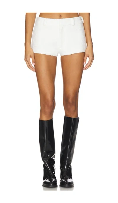 Amanda Uprichard Caresse Shorts In White