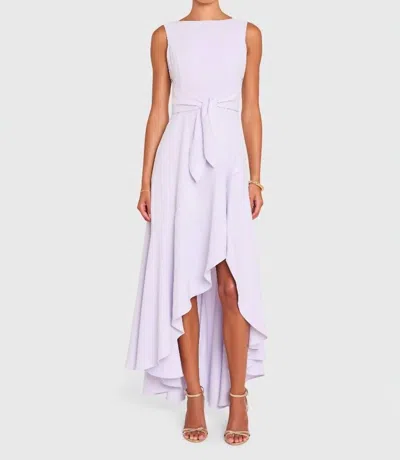 Amanda Uprichard Casella Maxi Dress In Jasmine In Purple