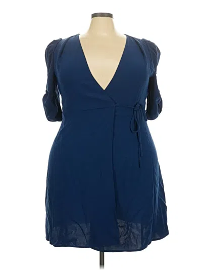 Pre-owned Amanda Uprichard Casual Dress In Blue