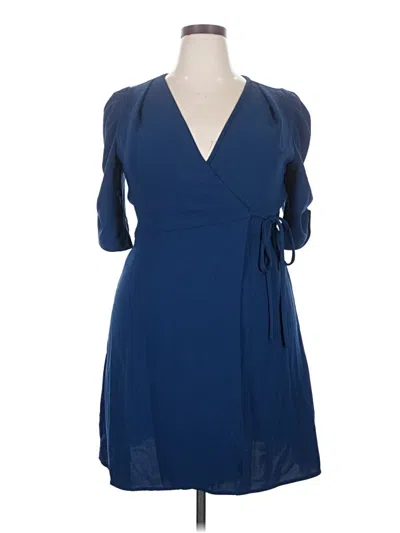 Pre-owned Amanda Uprichard Casual Dress In Blue