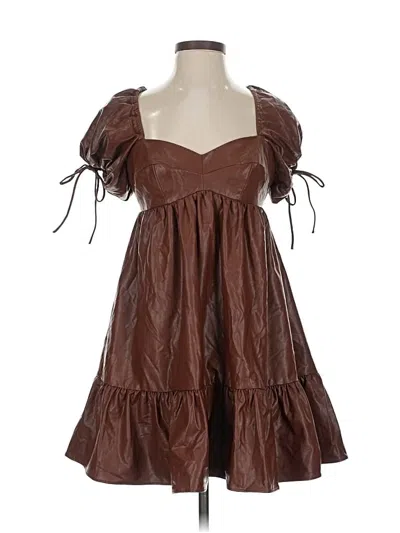 Pre-owned Amanda Uprichard Casual Dress In Brown