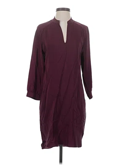 Pre-owned Amanda Uprichard Casual Dress In Burgundy