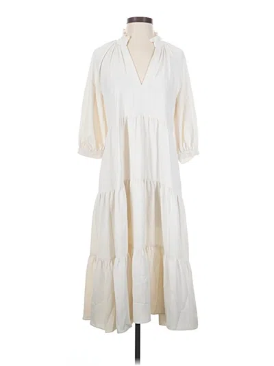 Pre-owned Amanda Uprichard Casual Dress In Ivory