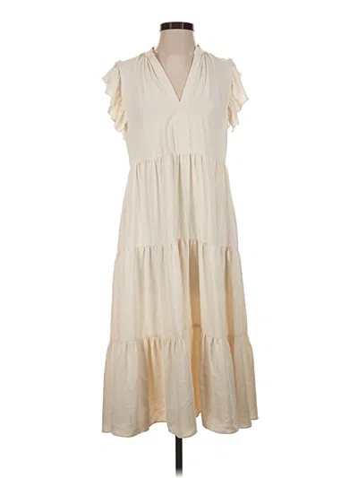 Pre-owned Amanda Uprichard Casual Dress In Ivory