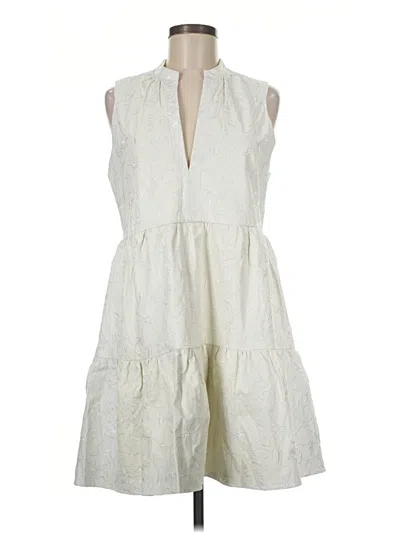 Pre-owned Amanda Uprichard Casual Dress In Ivory
