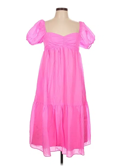 Amanda Uprichard Casual Dress In Pink
