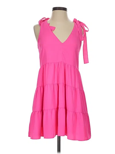 Pre-owned Amanda Uprichard Casual Dress In Pink