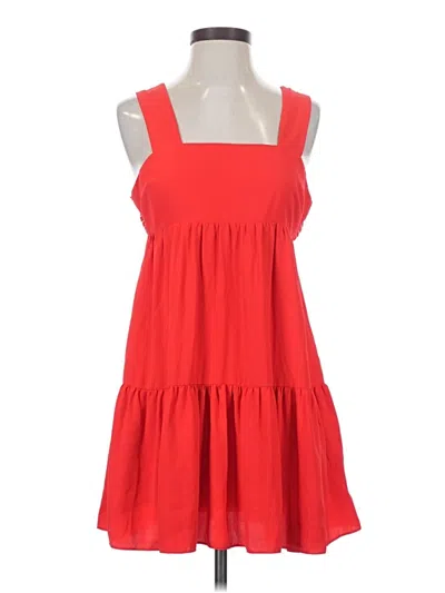 Pre-owned Amanda Uprichard Casual Dress In Red