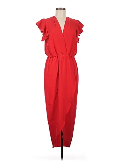 Pre-owned Amanda Uprichard Casual Dress In Red