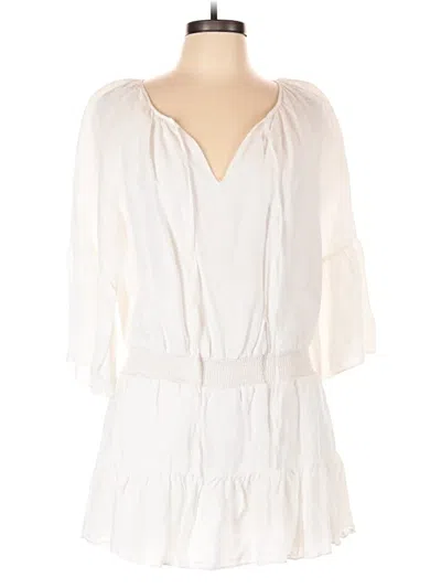 Pre-owned Amanda Uprichard Casual Dress In White