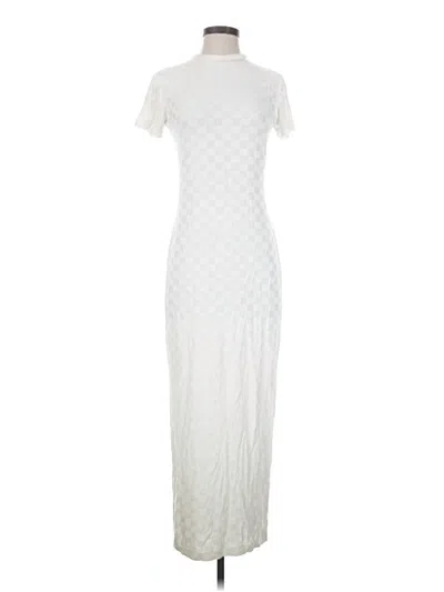 Pre-owned Amanda Uprichard Casual Dress In White
