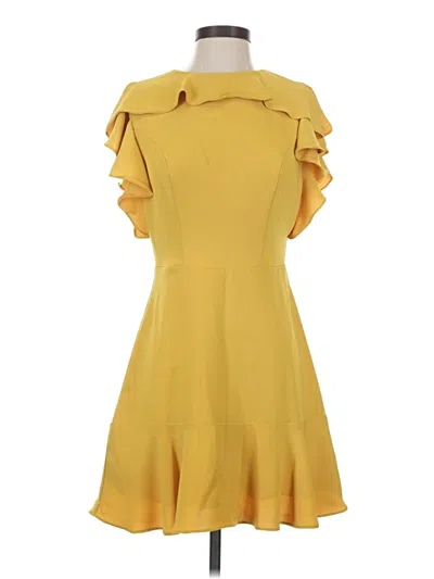 Pre-owned Amanda Uprichard Casual Dress In Yellow