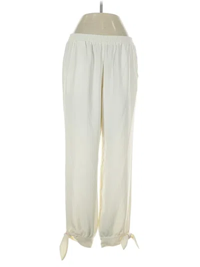 Pre-owned Amanda Uprichard Casual Pants In Ivory