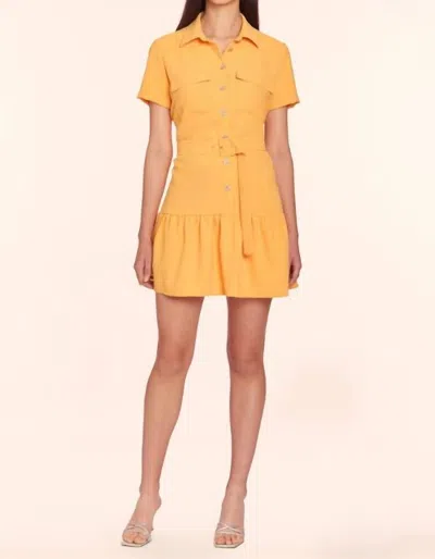 Amanda Uprichard Cathee Dress In Custard In Yellow