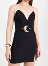 Amanda Uprichard Chalice Dress Black In Black