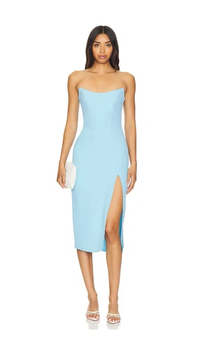 Amanda Uprichard Chamberlain Dress In Blue