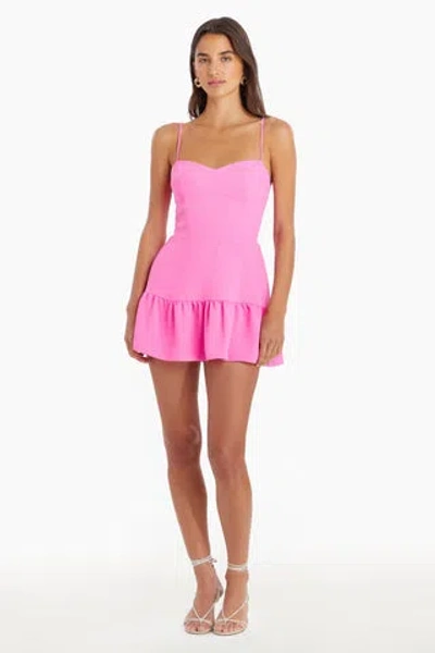 white christmas dresses Amanda Uprichard Windsor Dress in Light Pink / Pink main image 1
