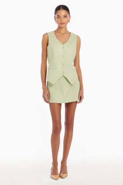 Amanda Uprichard Chatham Skort Romper In Green