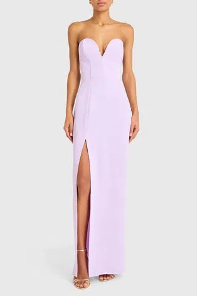 Amanda Uprichard Cherri Gown In Lavender