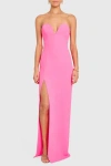 Amanda Uprichard X Revolve Cherri Gown In Shocking Pink