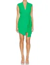 Amanda Uprichard Clara Dress In Green