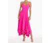 Amanda Uprichard The Clemenza Dress In Hot Pink In Pink